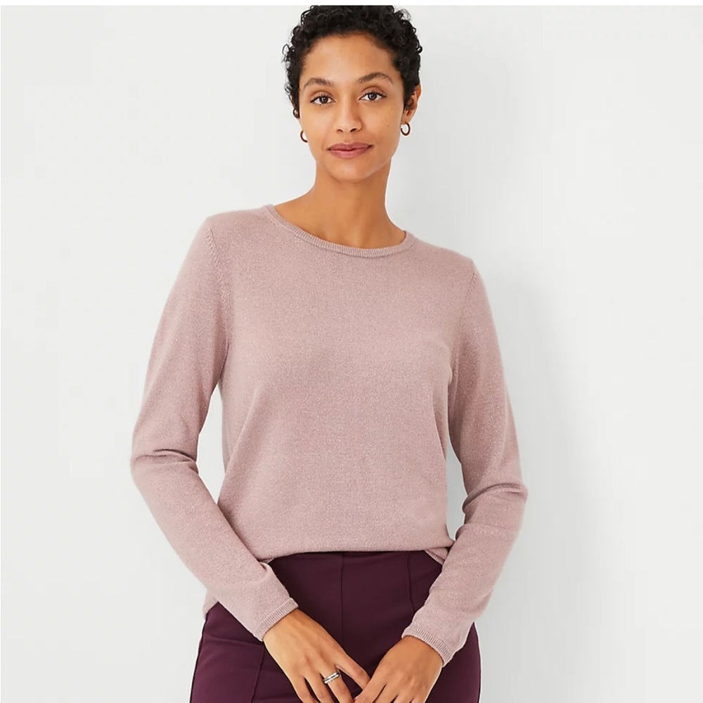 Light Pink Shimmer Sweater